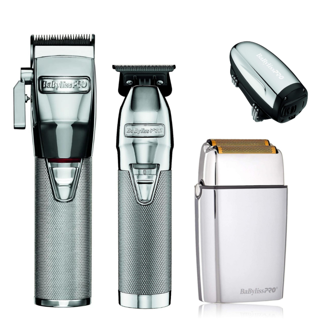 BaByliss PRO Silver FX Combo Deals Skeleton Cordless Trimmer SILVE
