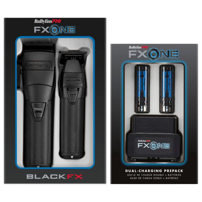 脱毛・除毛 babyliss pro BLACK FX Babyliss Pro FXONE BlackFX Clipper & Trimmer Bundle (FX1CTMBTO)