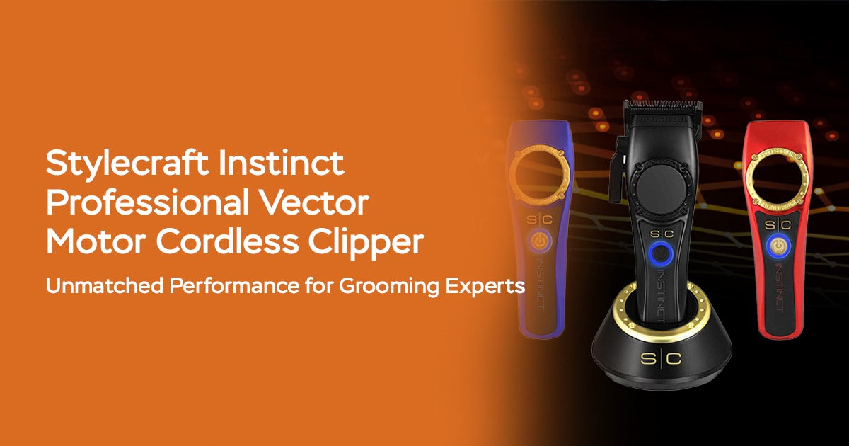 Stylecraft Instinct Professional Vector Motor Cordless Clipper Unmatched Performance for Grooming Experts