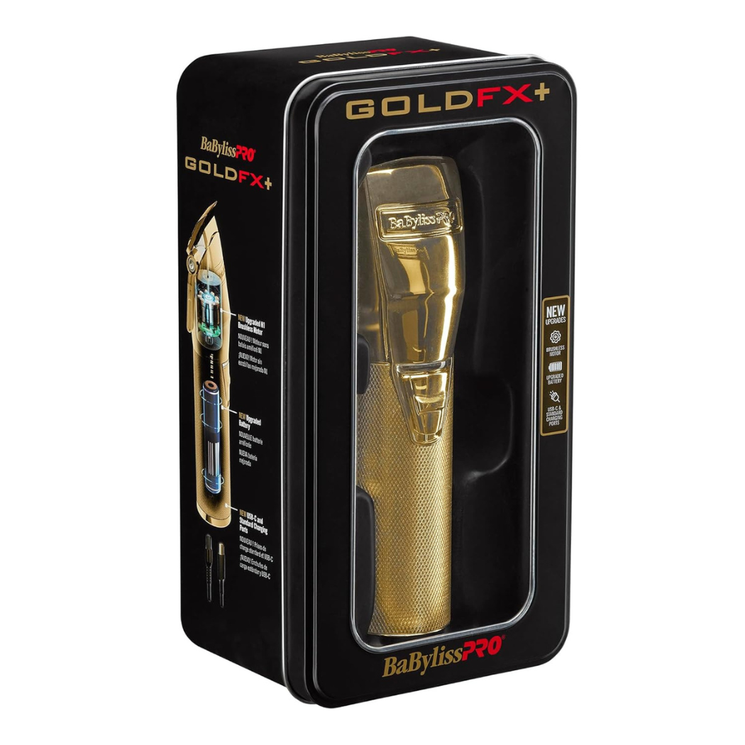 BaBylissPRO GoldFX+ Lithium Cordless Clipper [NEW UPGRADE]