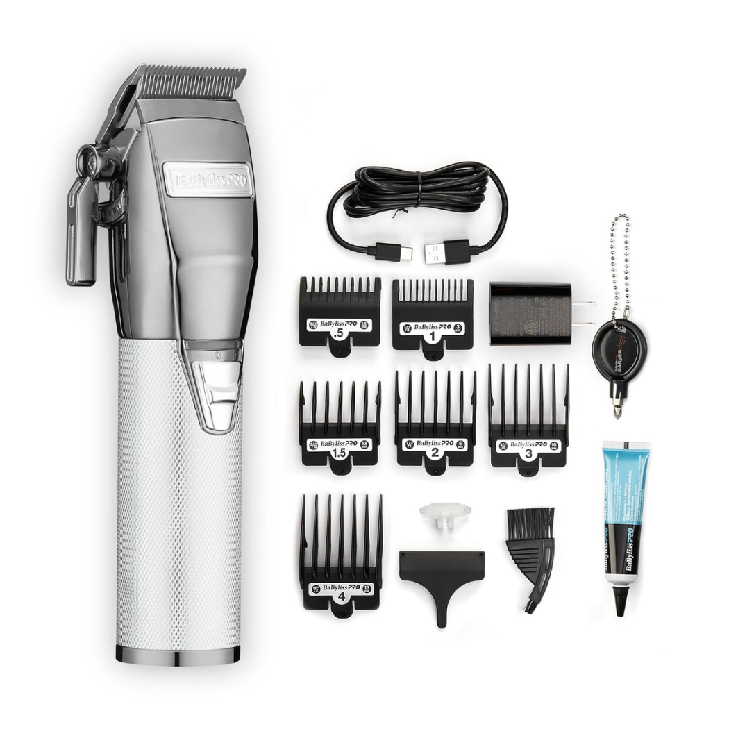 BaBylissPRO SilverFX+ Cordless Clipper [NEW UPGRADE]