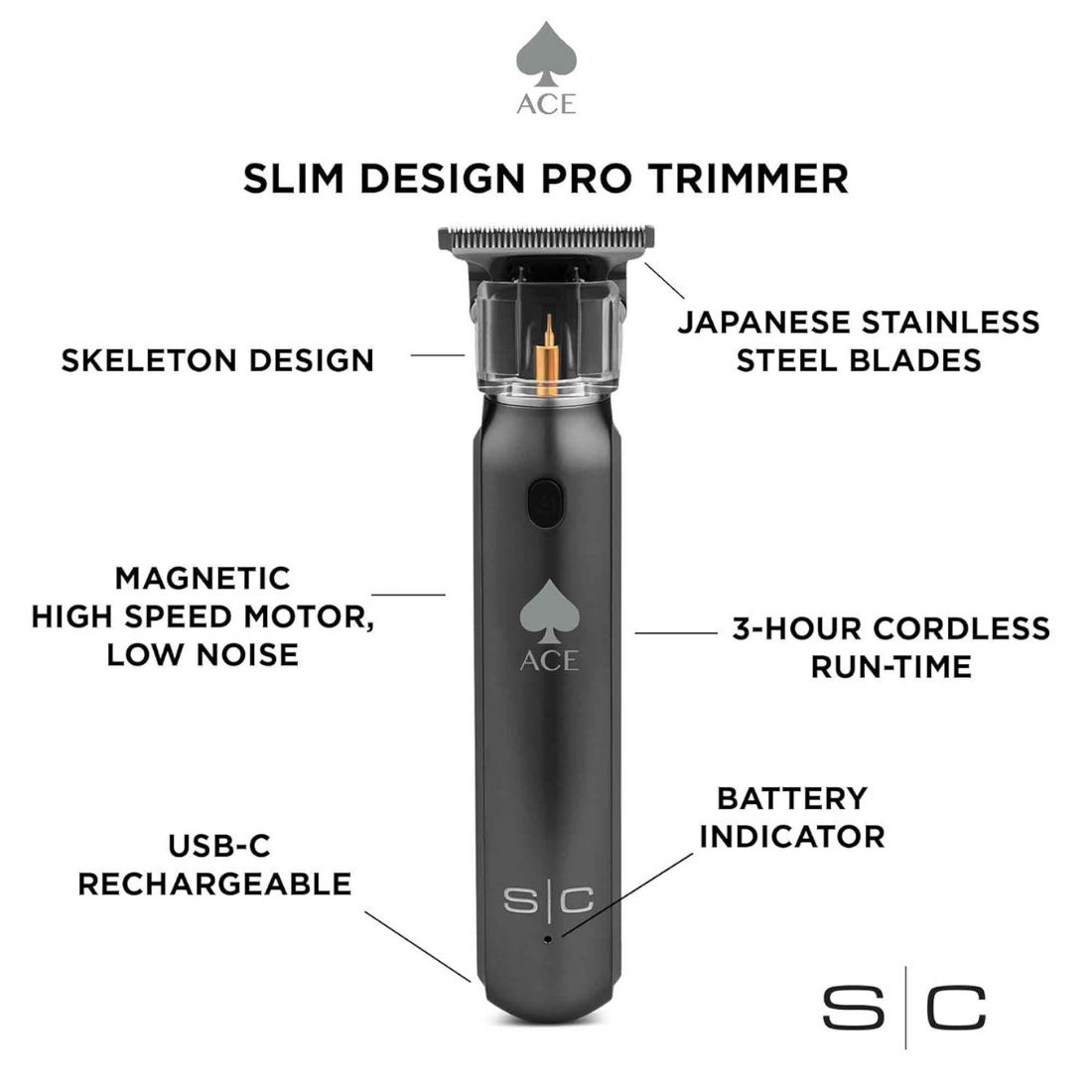 Stylecraft ACE Electric Cordless Trimmer