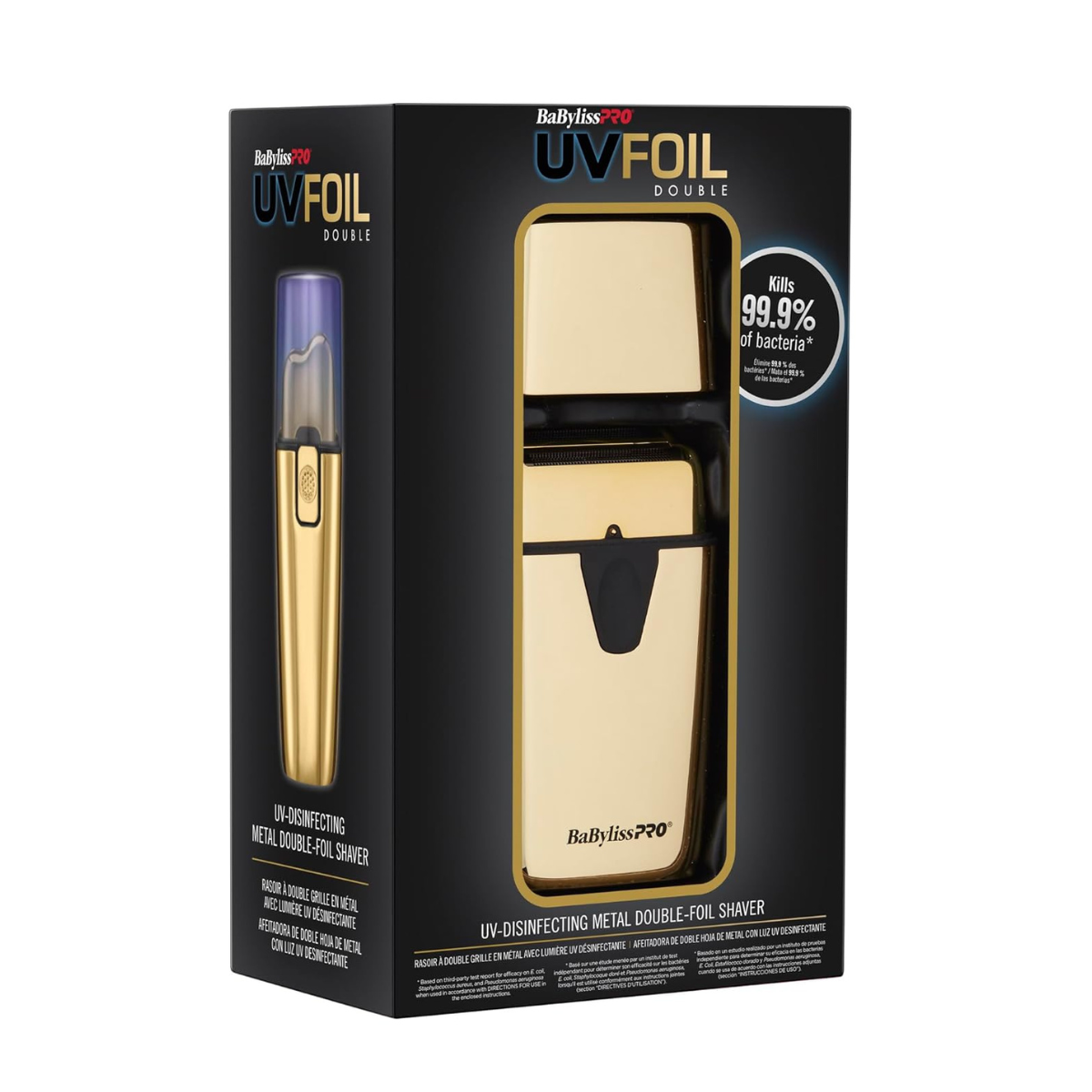 BABYLISSPRO UVFOIL GOLD UV Double-Foil Electric Shaver