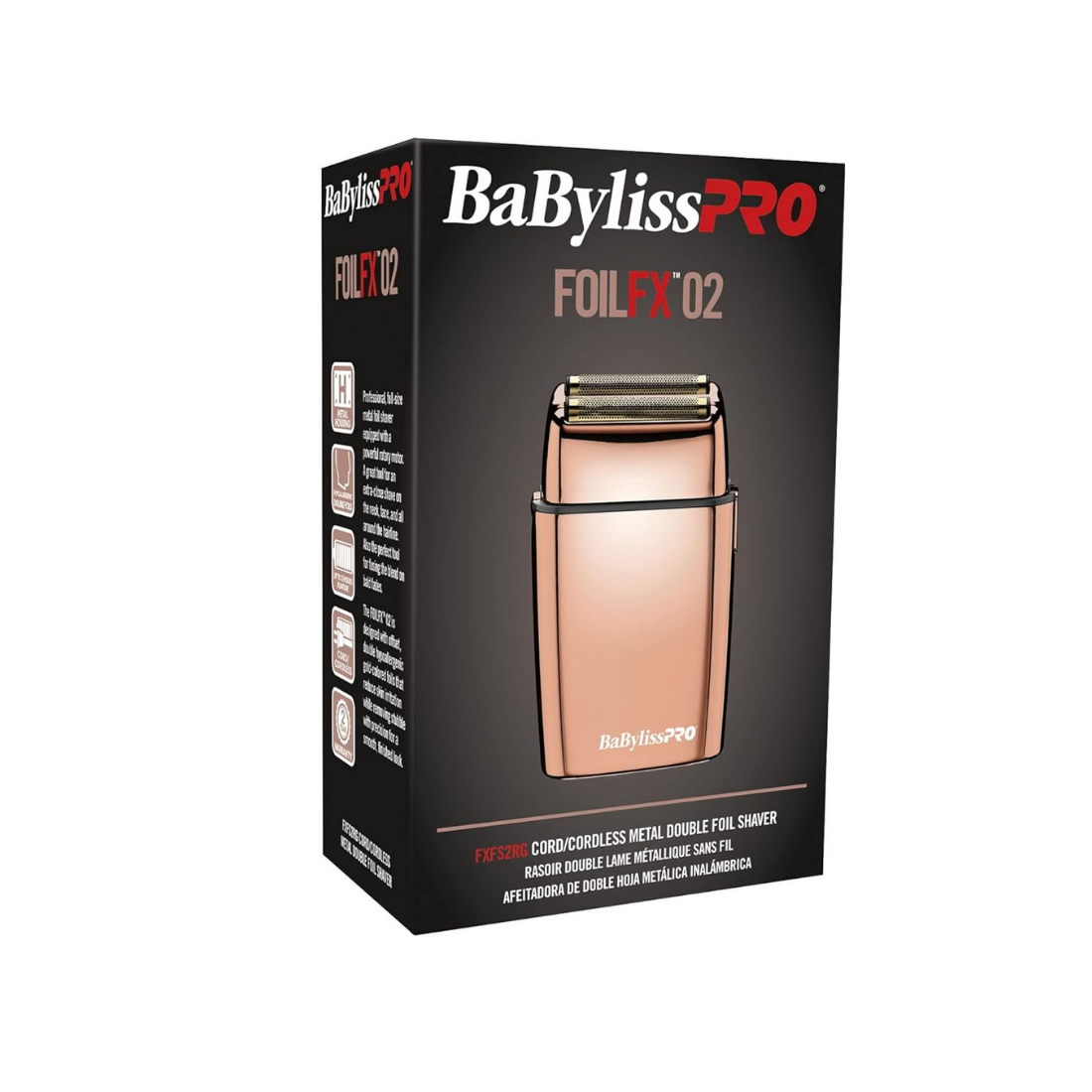 Babyliss Rose Gold Cordless Li-ion Dual Foil Shaver