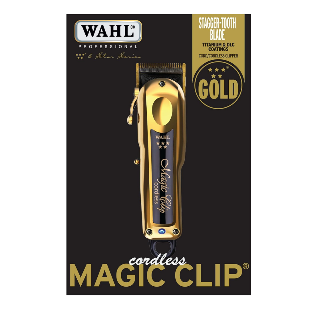 Wahl 5 Star Limited Edition Cordless Gold Magic Clipper