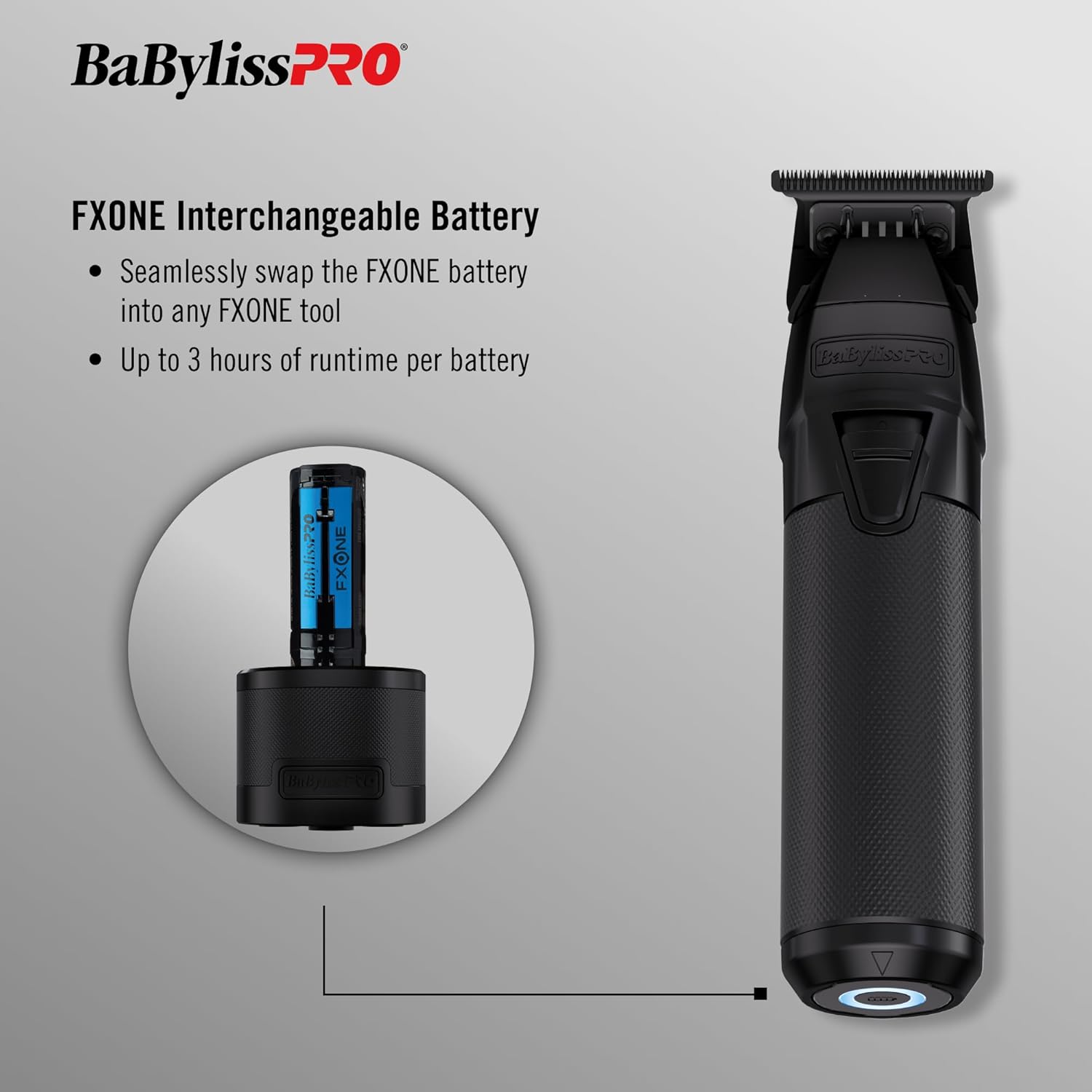 BABYLISSPRO FXONE BLACKFX TRIMMER #FX799MB