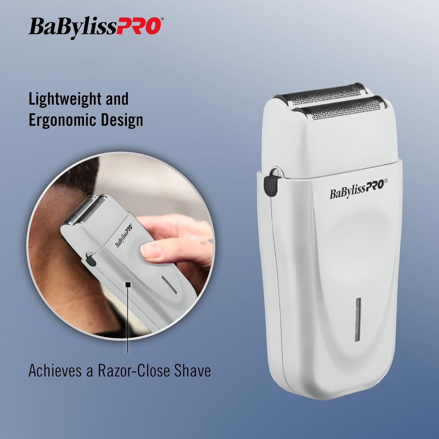 BaBylissPRO LithiumFX+ Limited Edition Grey Double Foil Shaver #FXFS573GY