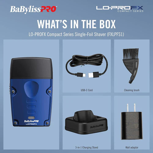 BaBylissPRO LO-PROFX Compact Series Single-Foil Shaver