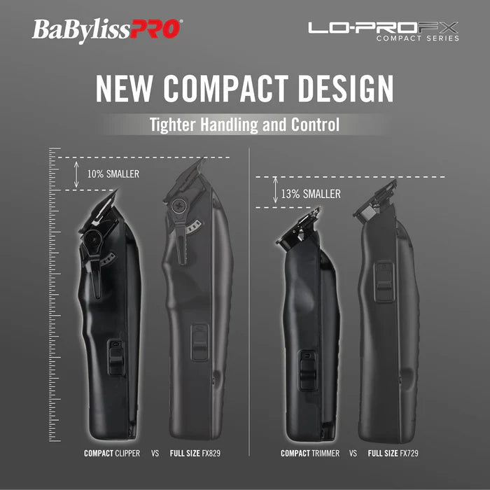 BaBylissPRO LO-PROFX High Performance Compact Clipper & Trimmer Set