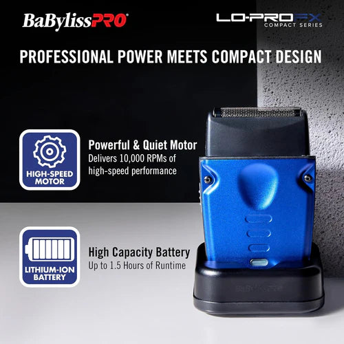 BaBylissPRO LO-PROFX Compact Series Single-Foil Shaver