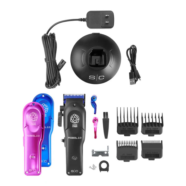 StyleCraft Rebel 2.0 Professional Cordless Hair Clipper w/ Super C4RBN