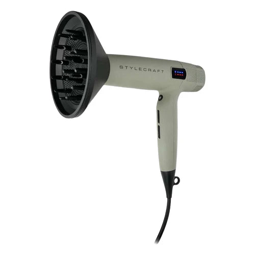 StyleCraft Sage Professional Hair Dryer w/ Digital Brushless Motor