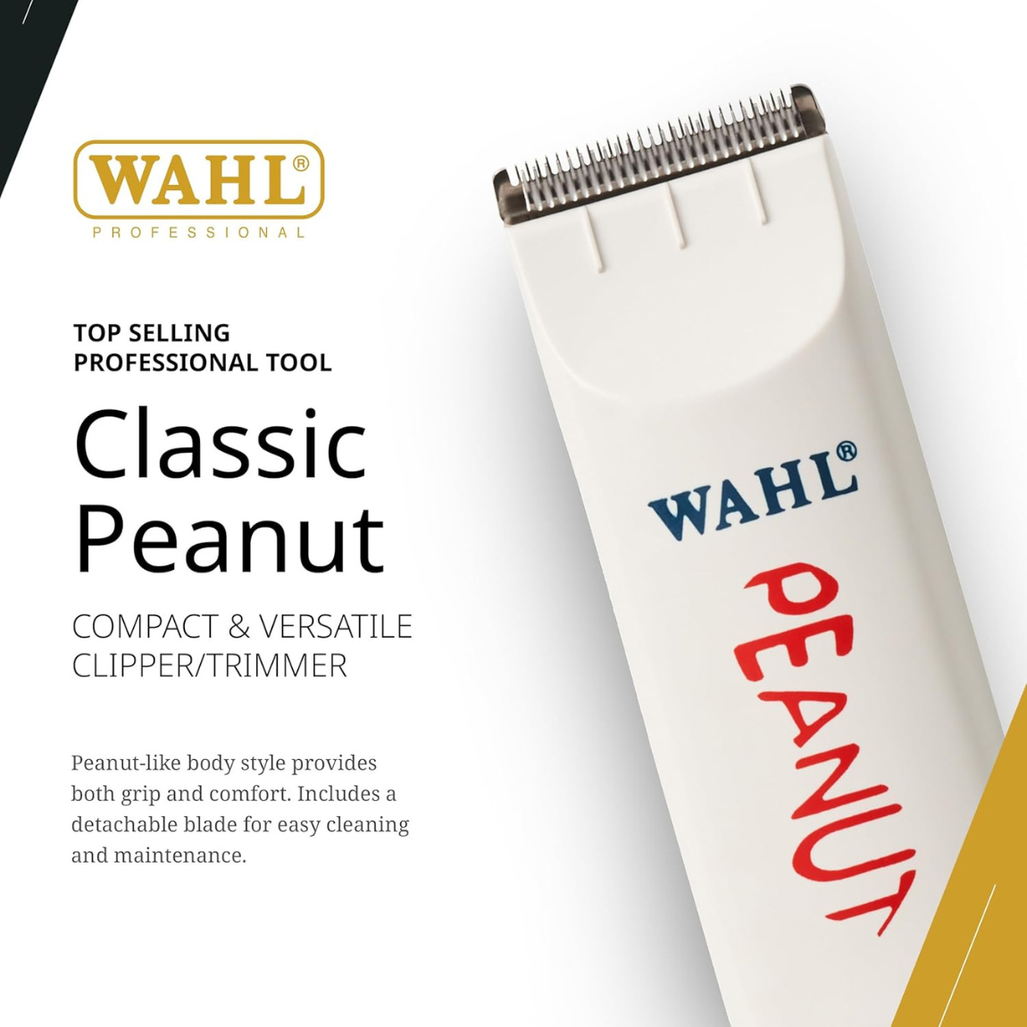 Wahl Classic Peanut Clipper/Trimmer – White (#8685)