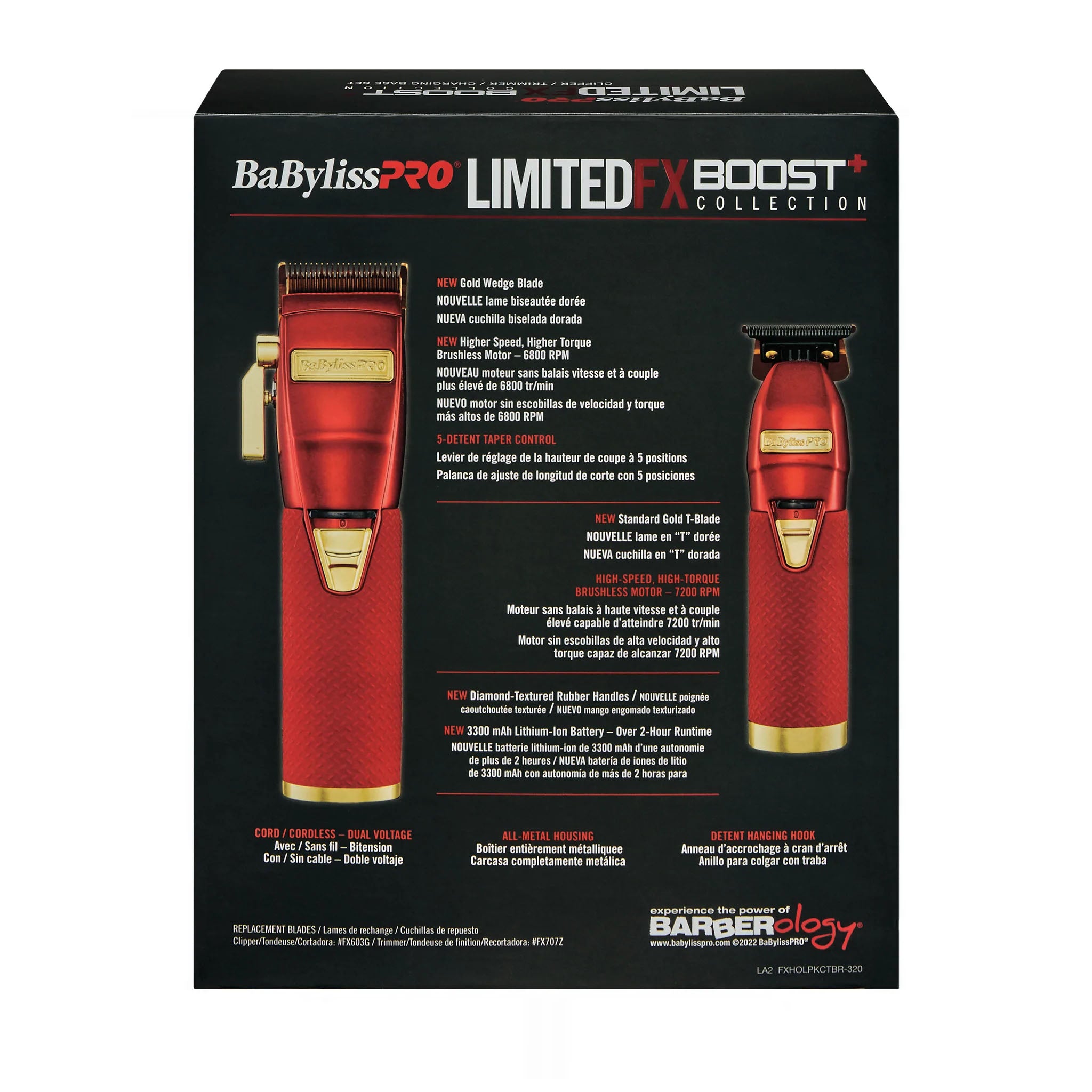 BaBylissPRO LIMITED FX BOOST セット BaByliss PRO FX Boost Limited Edition Clipper & Trimmer