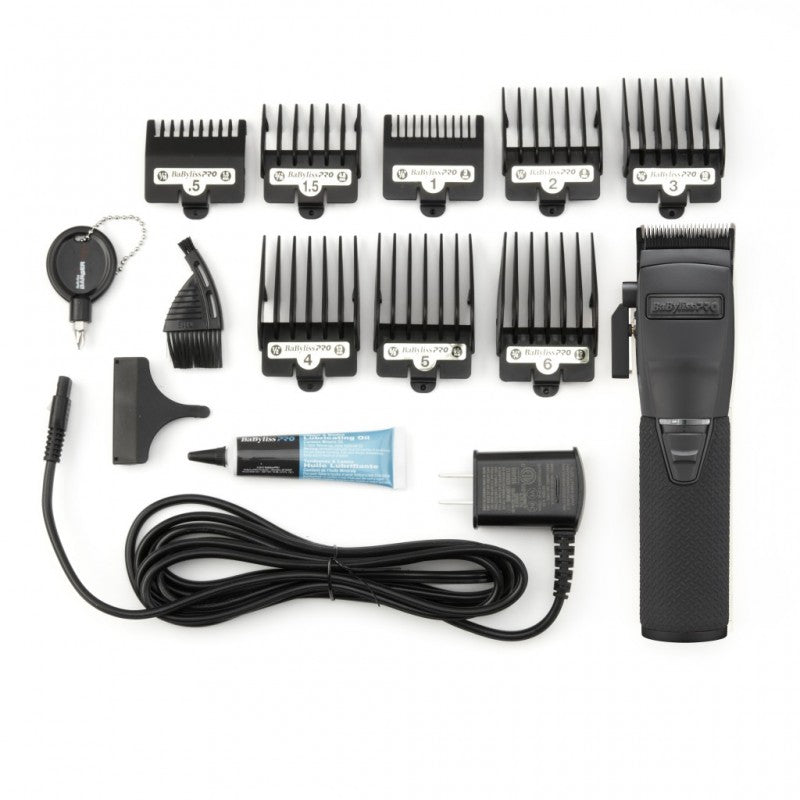 BabylissPro Boost+ Matte Black Clipper + Boost+ Matte Black