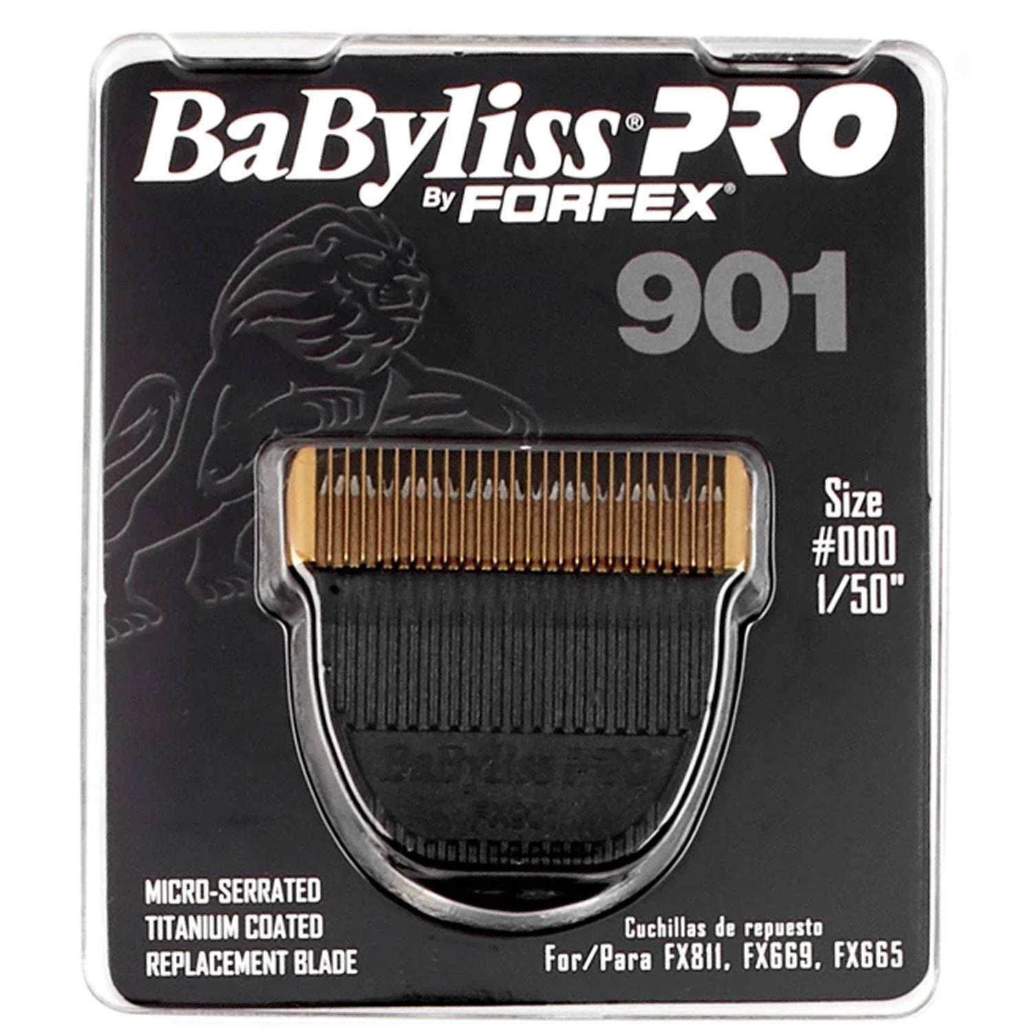 BabylissPro BY FORFEX 901 TITANIUM COATED REPLACEMENT BLADE FITS FX811, FX669, FX665 #FX901